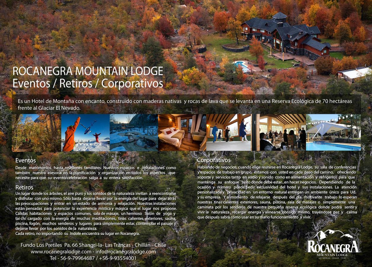 Rocanegra Mountain Lodge Las Trancas Bagian luar foto