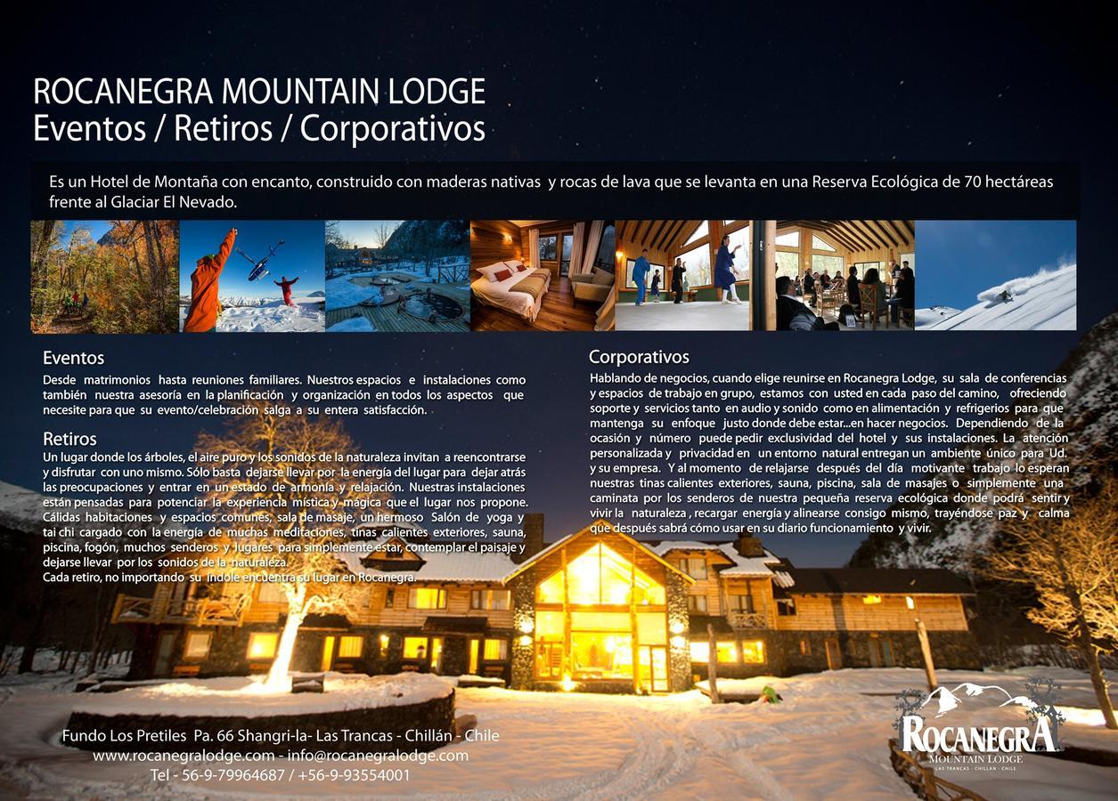 Rocanegra Mountain Lodge Las Trancas Bagian luar foto